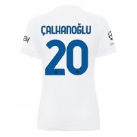 Inter Milan Hakan Calhanoglu #20 Replica Away Shirt Ladies 2023-24 Short Sleeve
